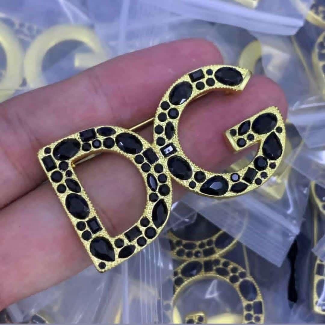 DgBrooch Original mirror-finish stainless steel (stamped/branded)