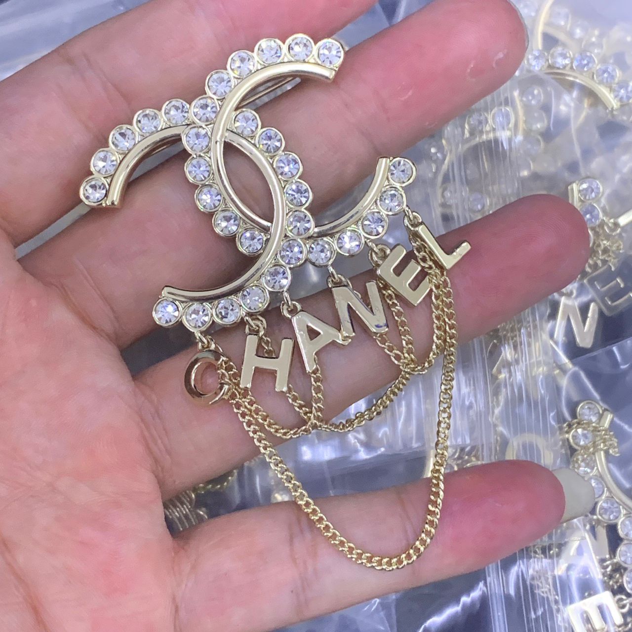 ChanelBrooch Original mirror-finish stainless steel (stamped/branded)