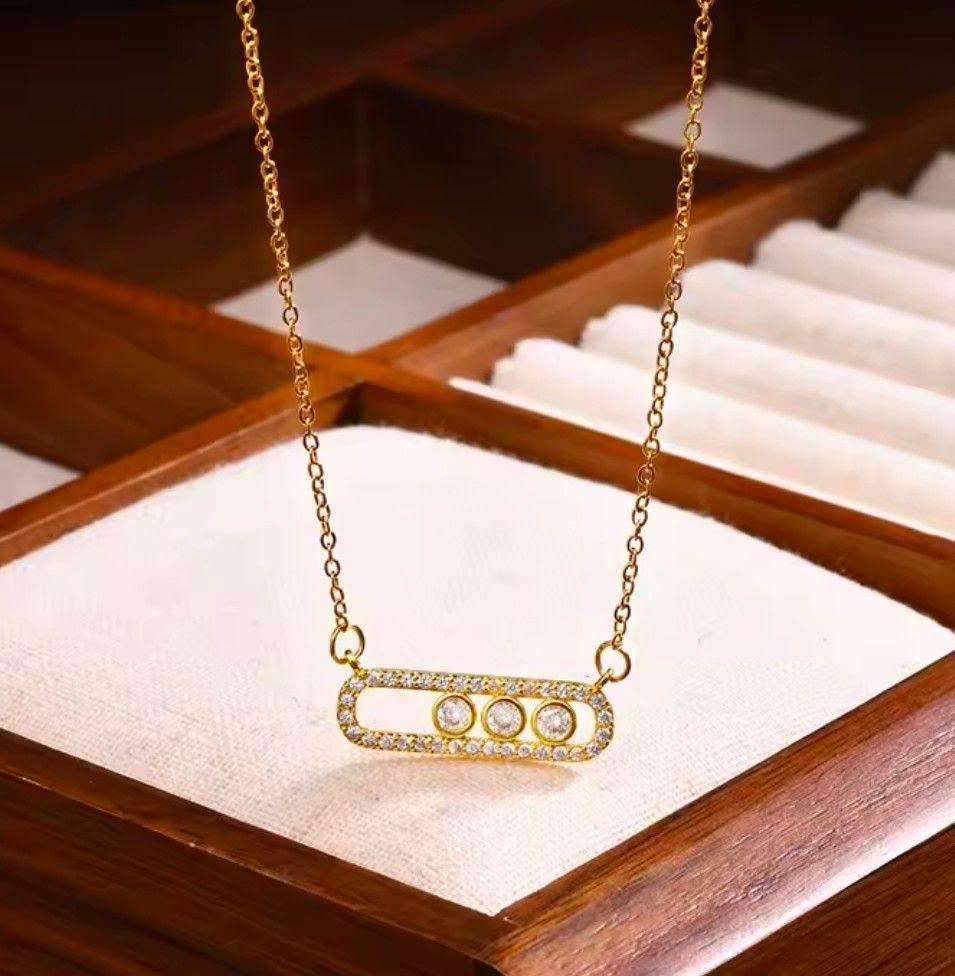 Messika Move Uno Bar Necklace