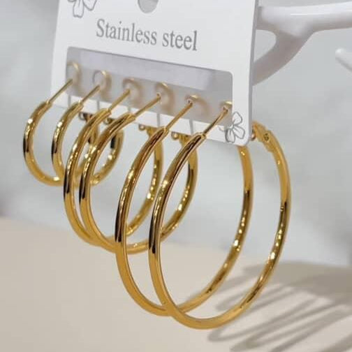 Hoop Earrings Set