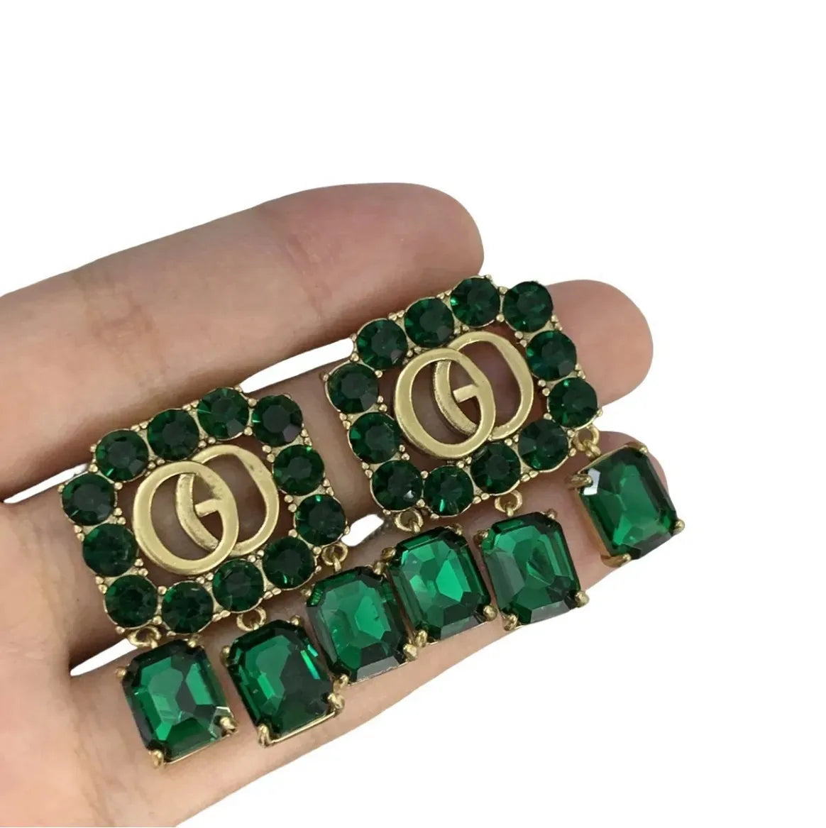 Emerald Drop Earrings