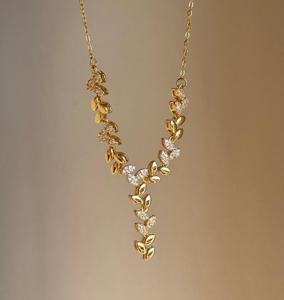 Golden Leaf Necklace