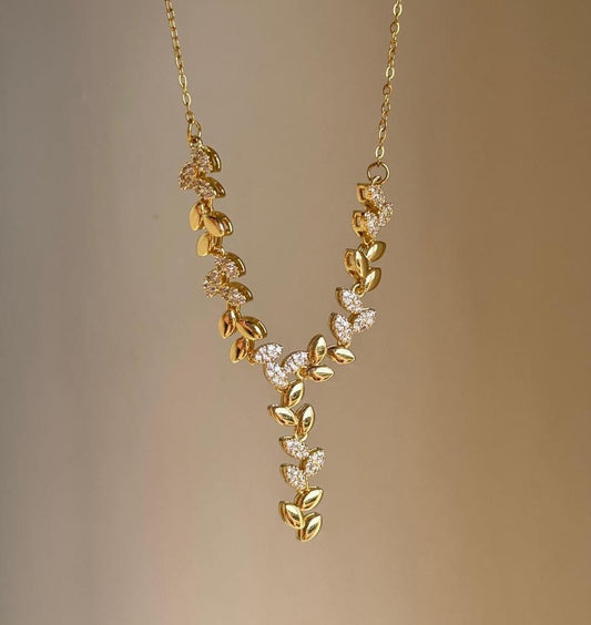Golden Leaf Necklace
