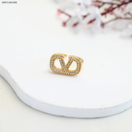 Crystal Pavé Ring