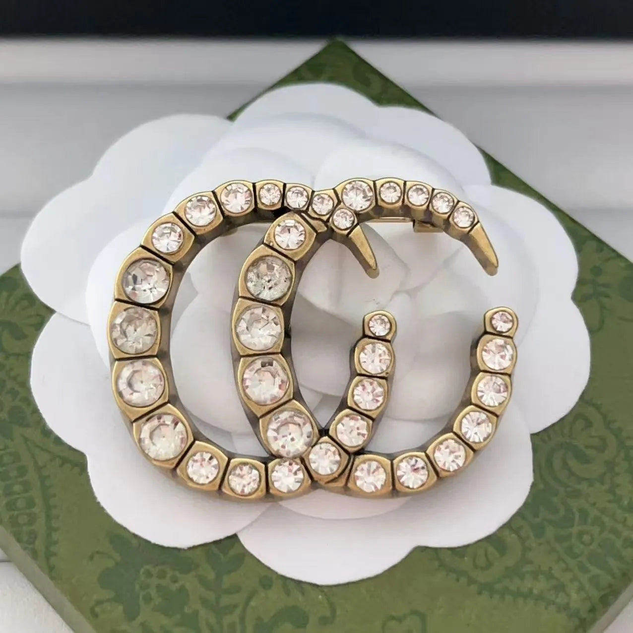 Double G Brooch