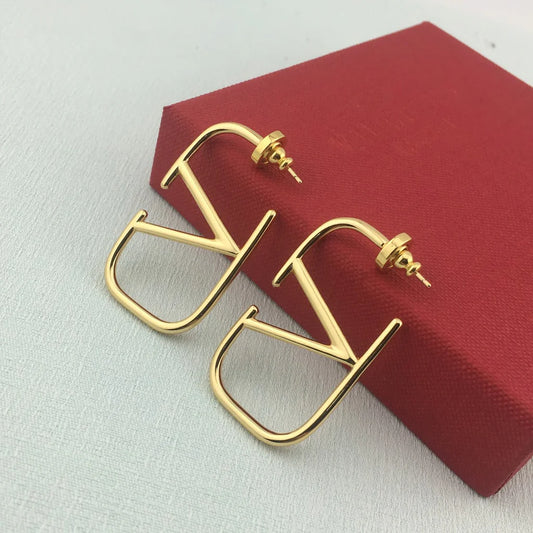 VLogo Earrings
