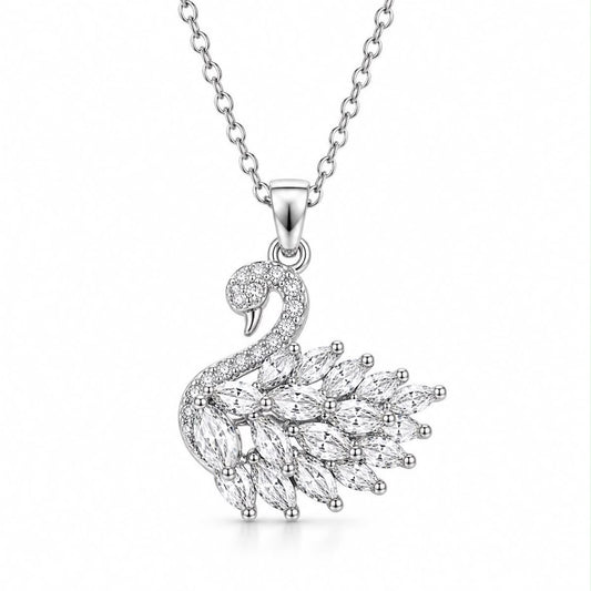 Swan silver white
