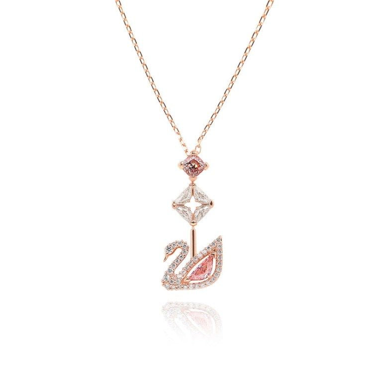 Swan gold pink