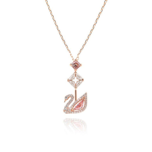 Swan gold pink