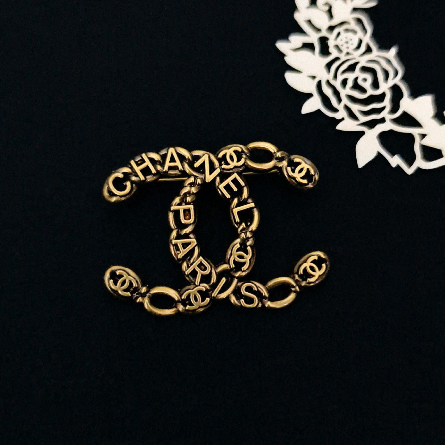 Vintage Chain Brooch