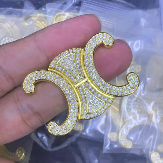 CelineBrooch Original mirror-finish stainless steel (stamped/branded)