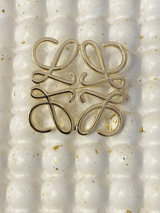 Loewe Brooch Original mirror-finish stainless steel (stamped/branded)