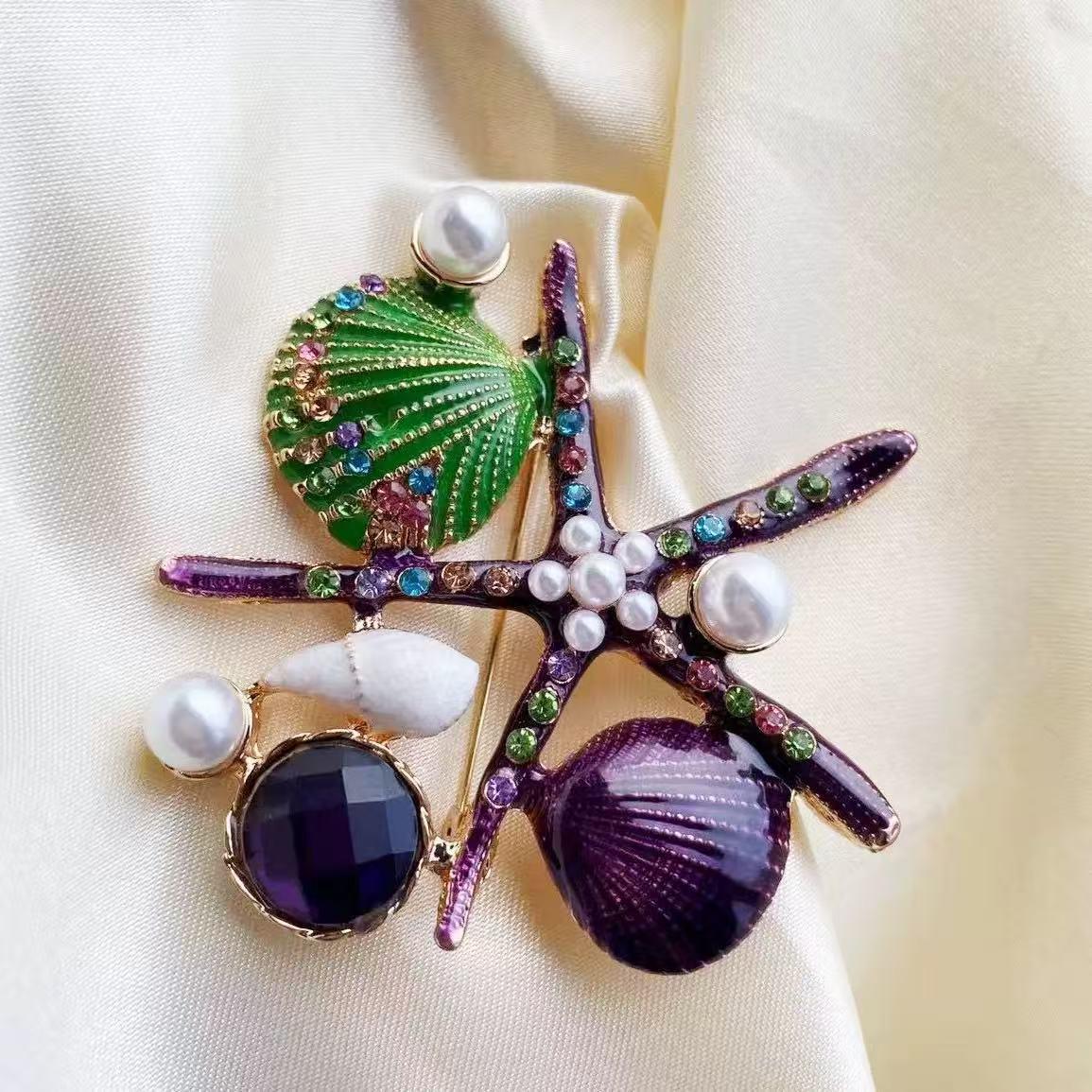 Starfish Brooch