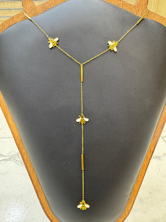 Bee Y-Necklace