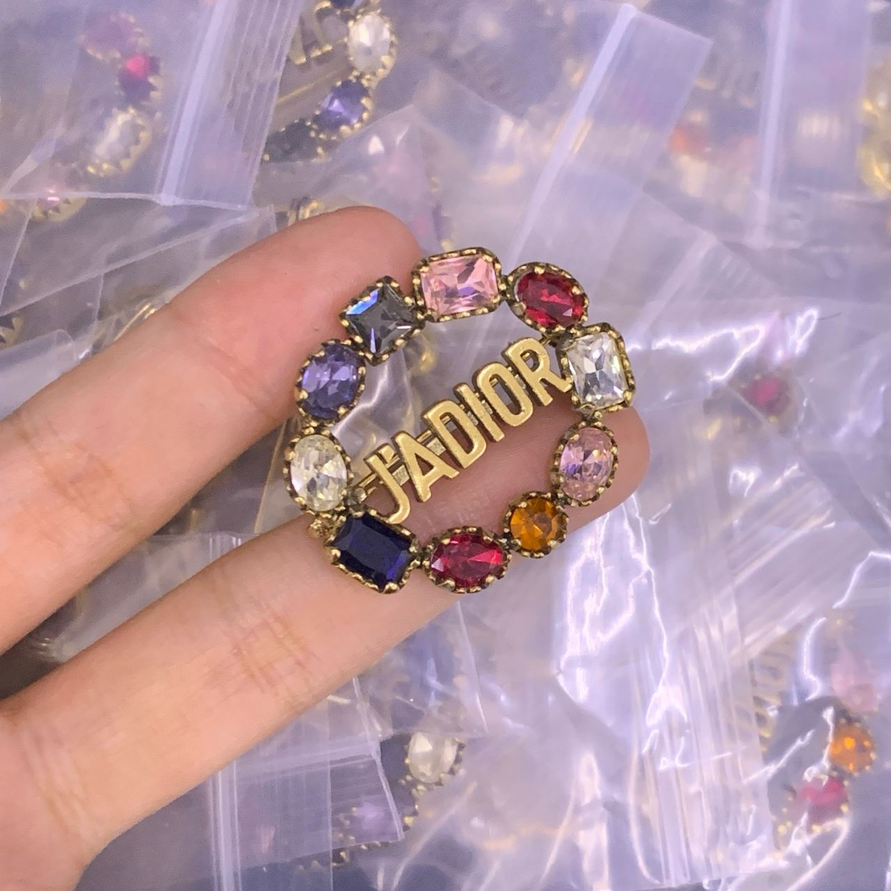 jadior Brooch Original mirror-finish stainless steel (stamped/branded)