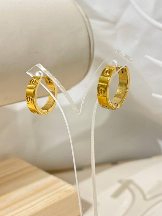 Love Hoop Earrings