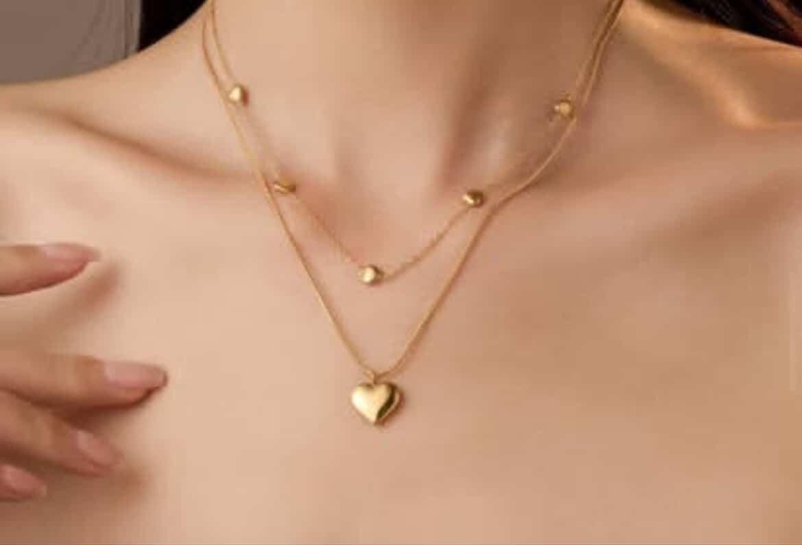 Layered Heart Necklace