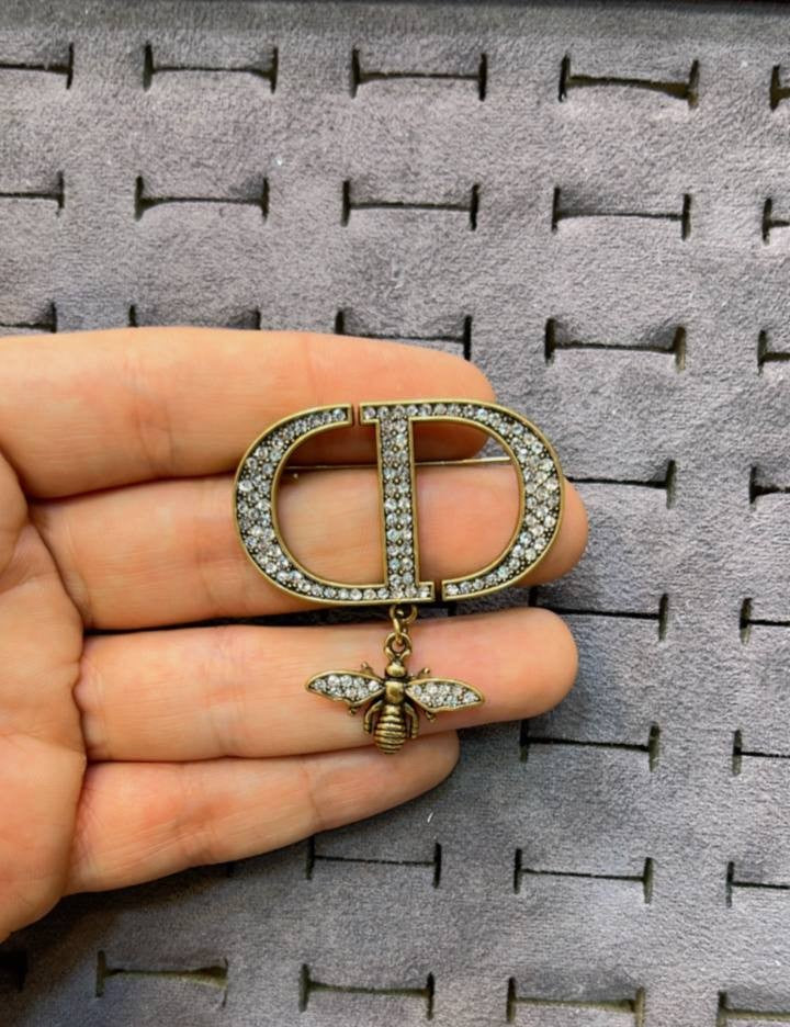CD Bee Brooch