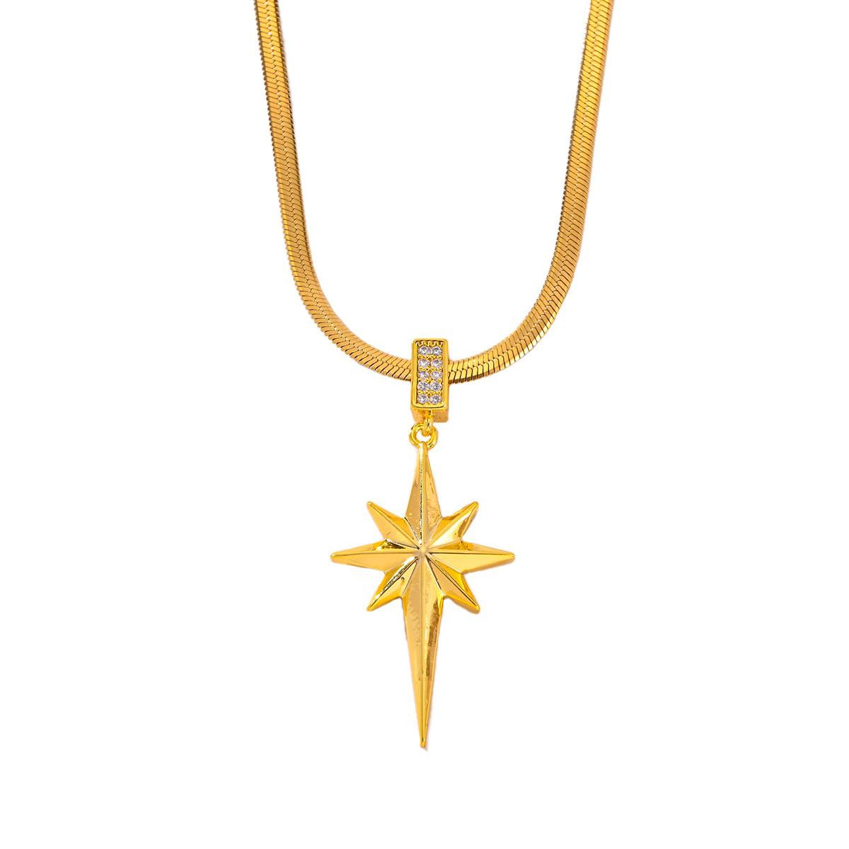 Gold Star Necklace