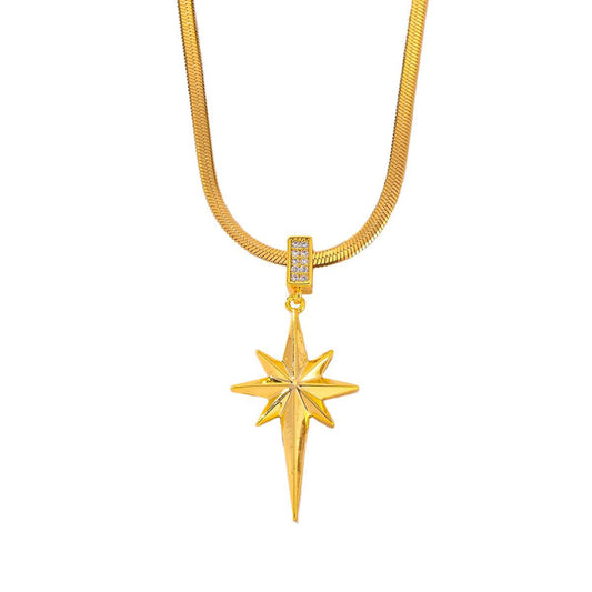 Gold Star Necklace