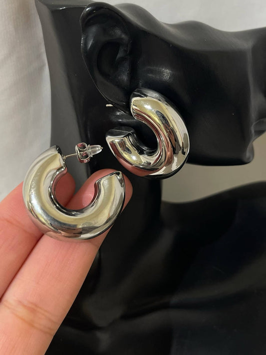 Chunky Hoop Earrings