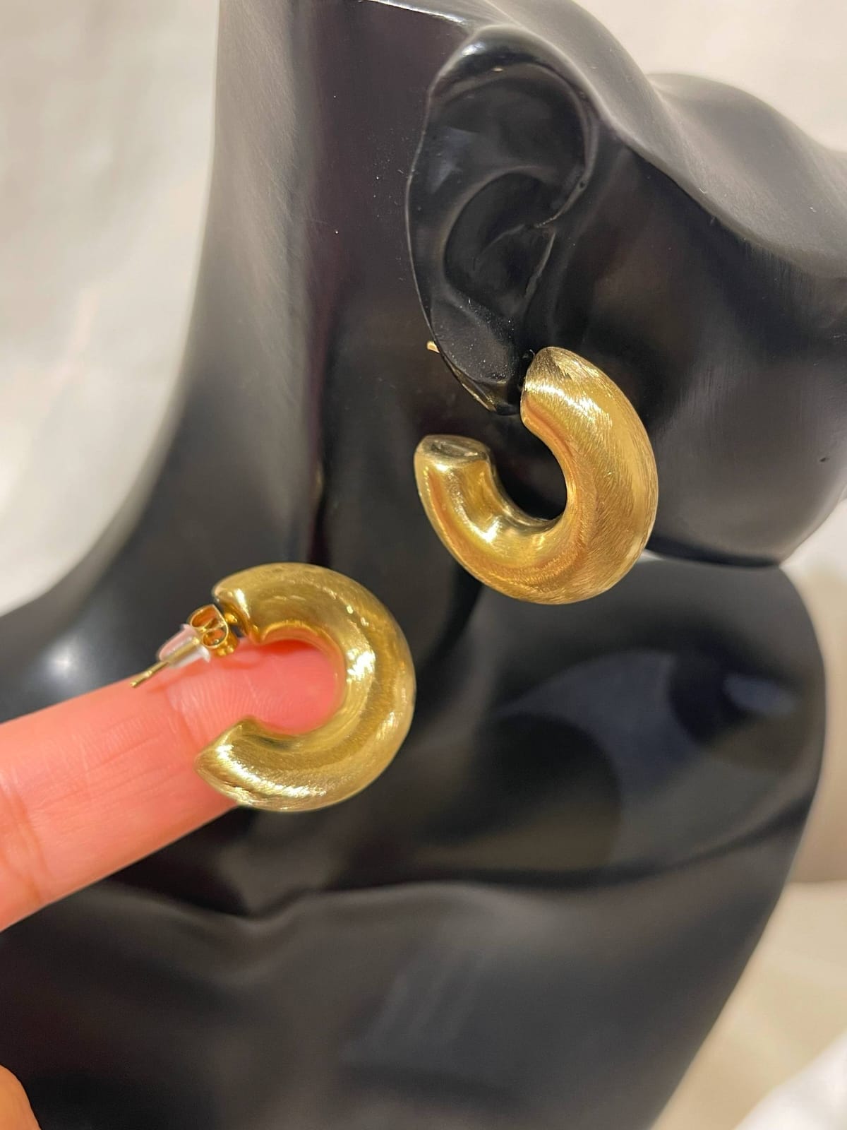Chunky Hoop Earrings