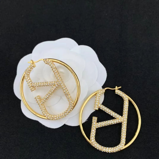 VLogo Earrings
