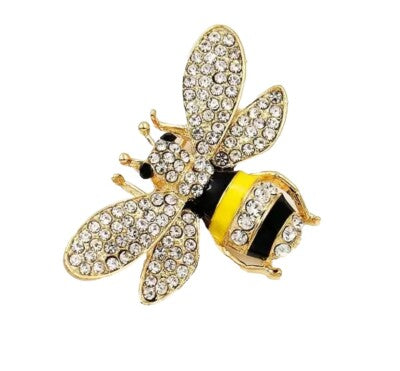Yellow Bee Brooch